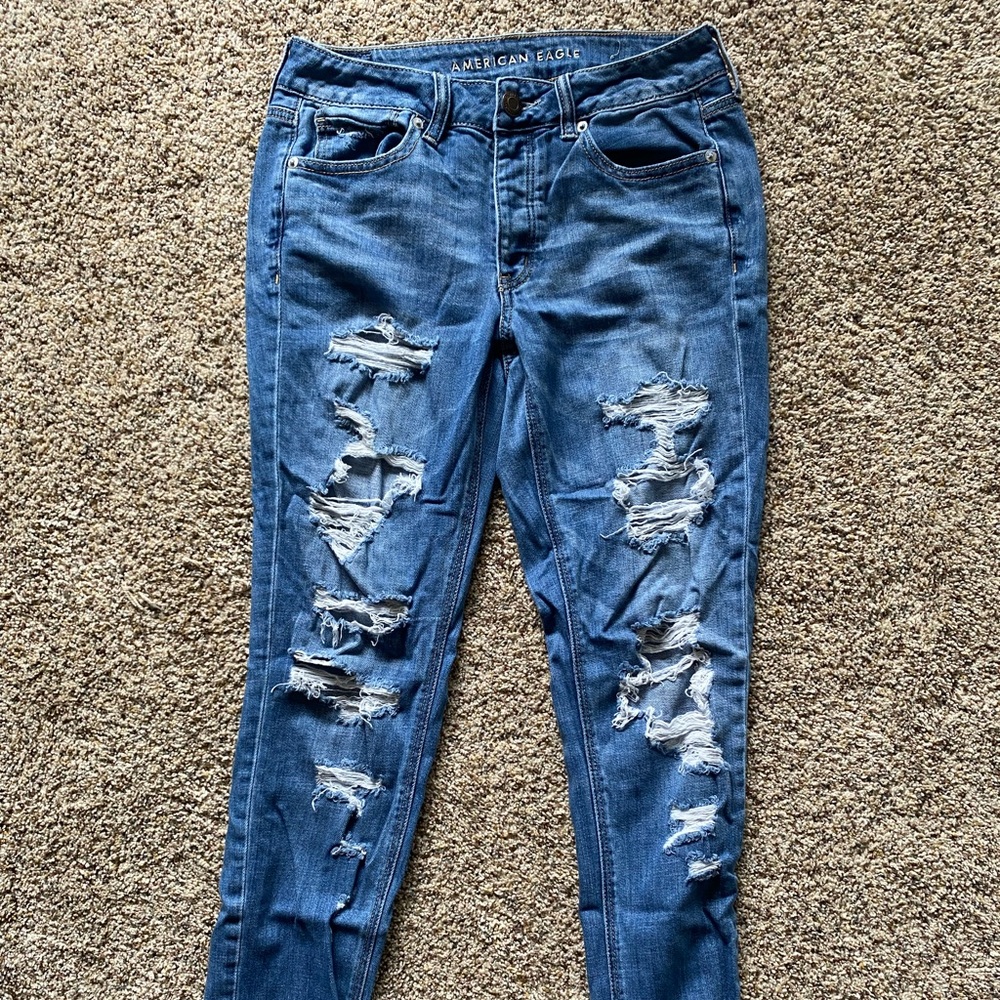 American Eagle Outfitters Blue Denim Skinny Jeans
